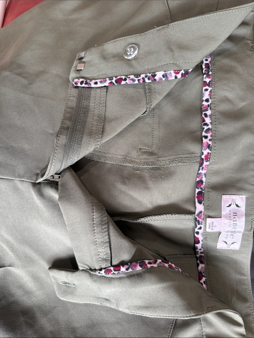 Nanette Lepore Green Trouser Pants - Picture 9 of 9